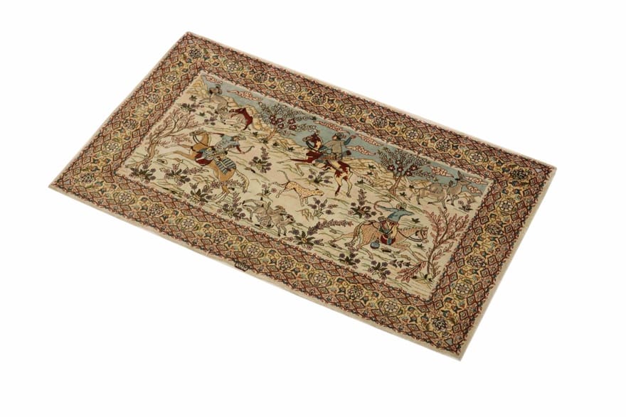 Handgeknüpfter Hereke Teppich 93 × 57 cm