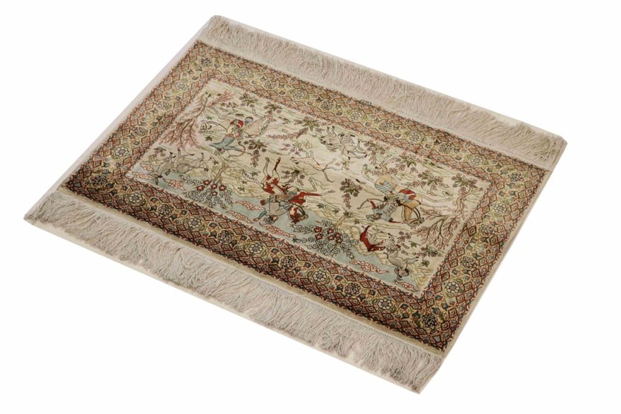 Handgeknüpfter Hereke Teppich 93 × 57 cm