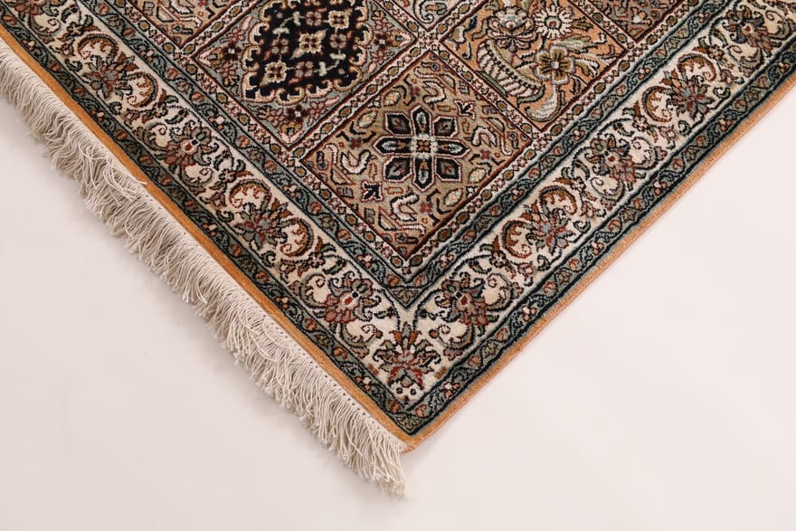 Kashmir Orientteppich aus Indien, 302 × 80 cm