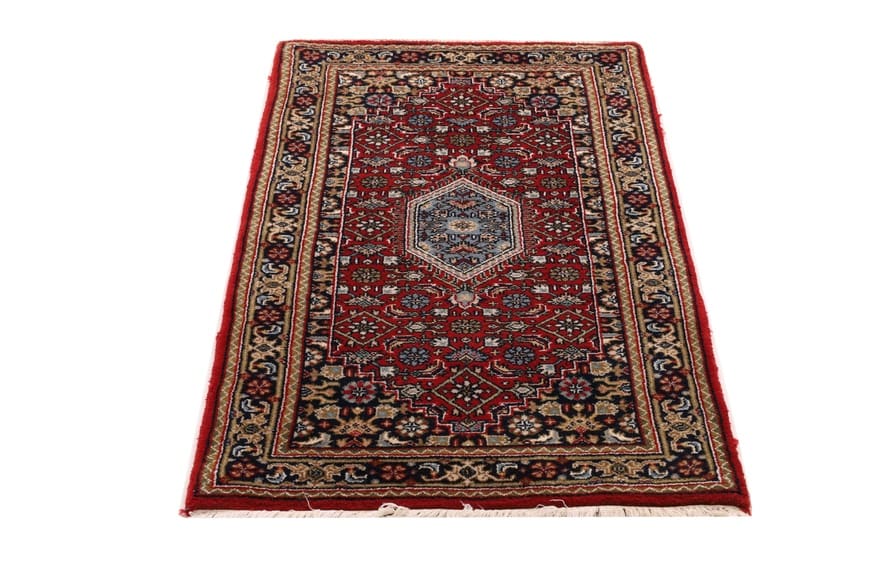 Bijar Orientteppich 142 × 77 cm aus Wolle & Seide, handgeknüpft