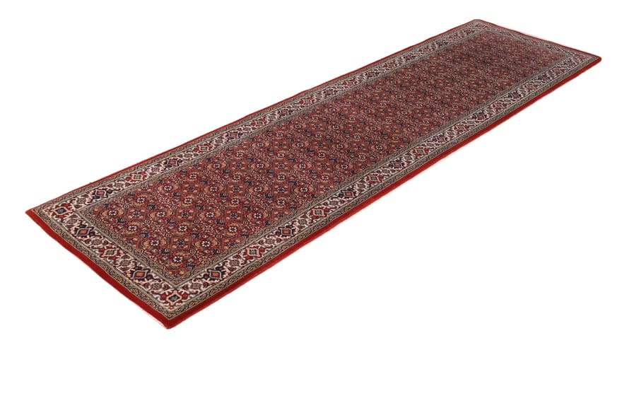 Handgeknüpfter Bijar Orientteppich, 312 × 85 cm, Wolle