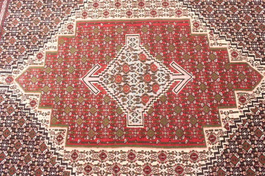 Bijar Perserteppich aus Iran, 161 × 120 cm