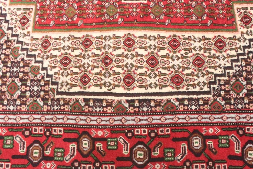Bijar Perserteppich aus Iran, 161 × 120 cm