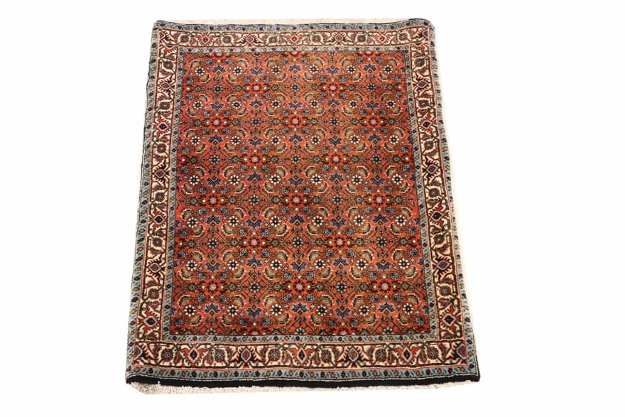 Handgeknüpfter Bijar Perserteppich 102 × 74 cm