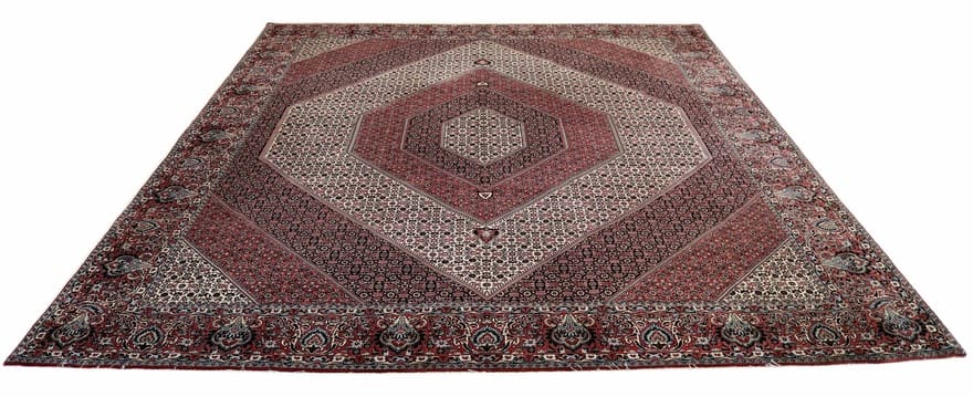 Handgeknüpfter Bijar Perserteppich, 393 × 344 cm, Wolle