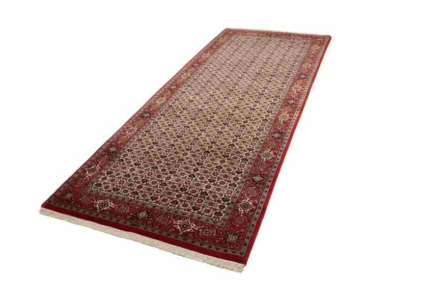 Handgeknüpfter Bijar Orientteppich, 303 × 124 cm, Wolle