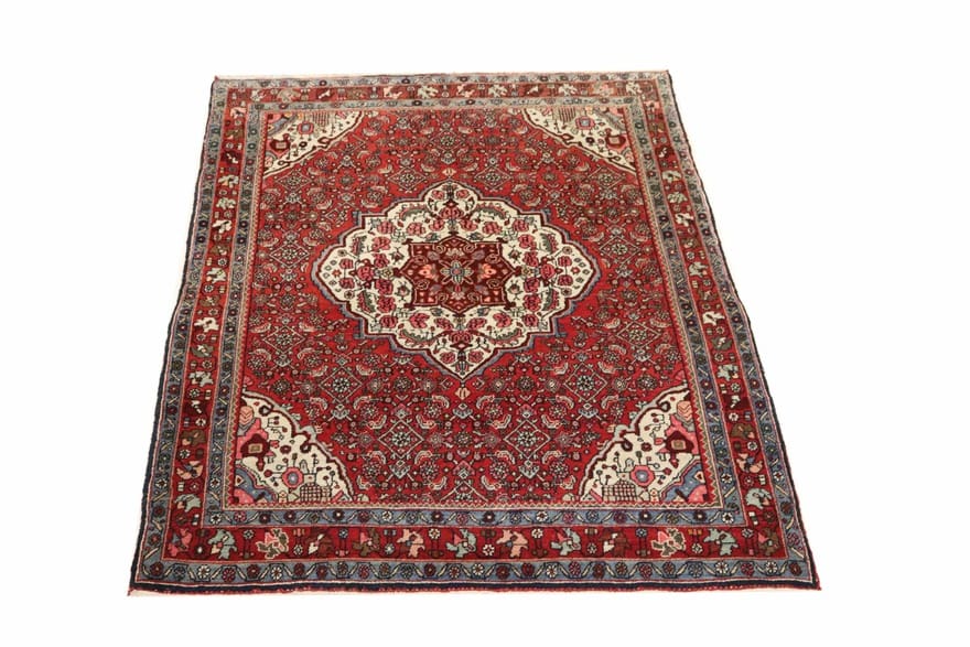 Bijar Perserteppich 142 × 113 cm aus Wolle, handgeknüpft