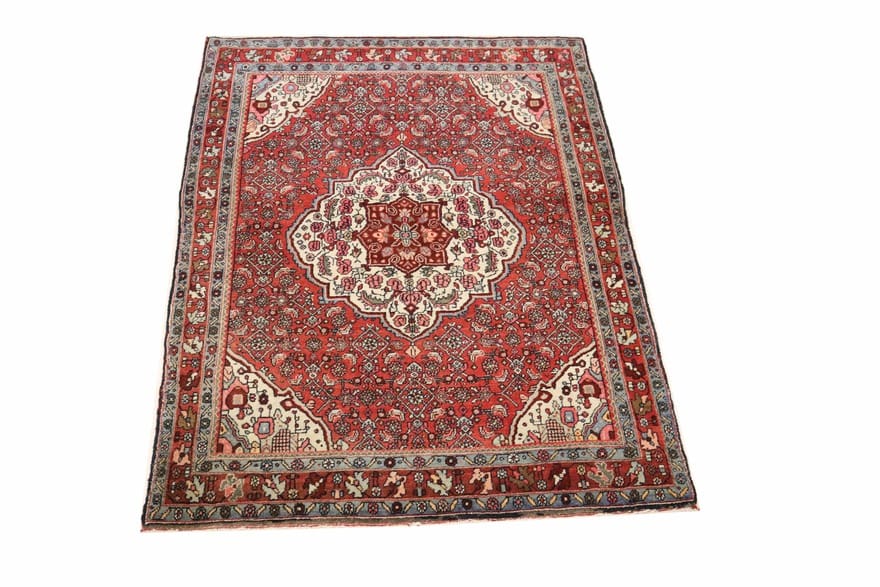 Bijar Perserteppich 142 × 113 cm aus Wolle, handgeknüpft
