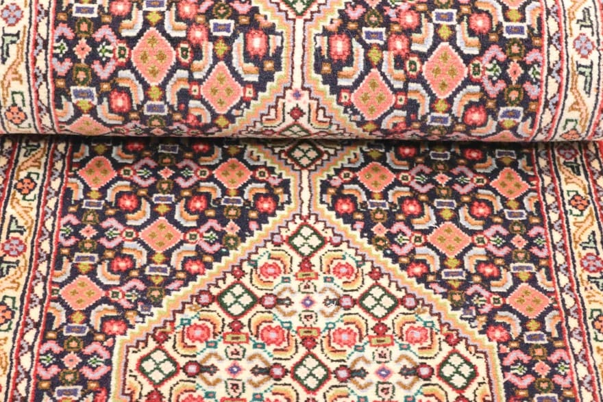 Handgeknüpfter Perserteppich 246 × 56 cm