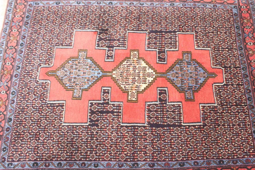Handgeknüpfter Bijar Perserteppich 161 × 121 cm
