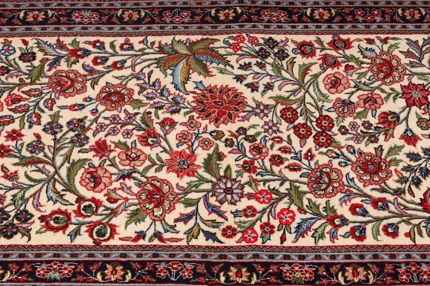 Ghom Perserteppich 234 × 82 cm aus Wolle, handgeknüpft