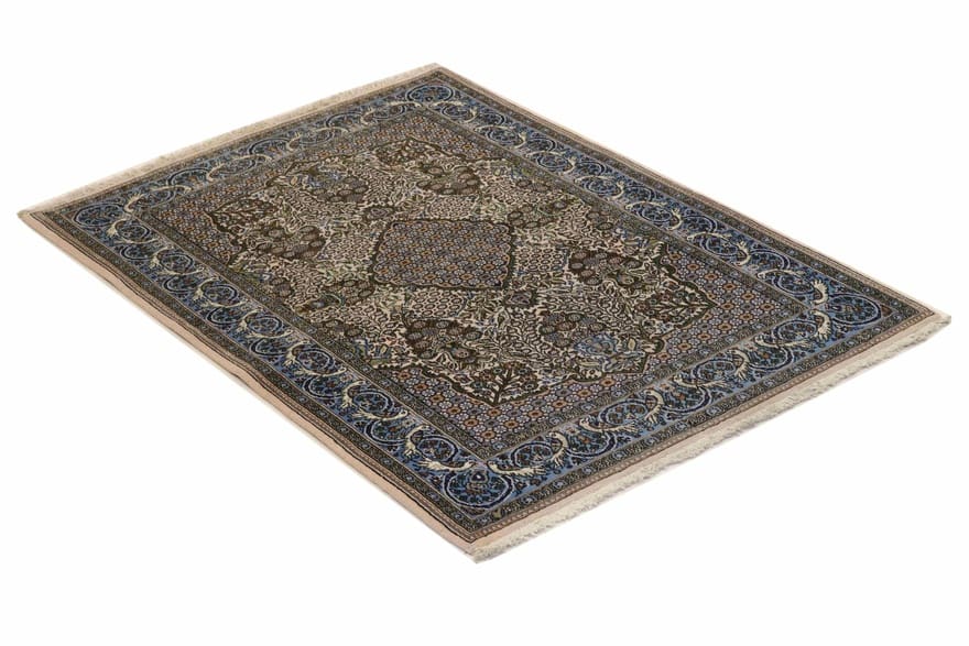 Ghom Perserteppich 158 × 110 cm aus Wolle, handgeknüpft