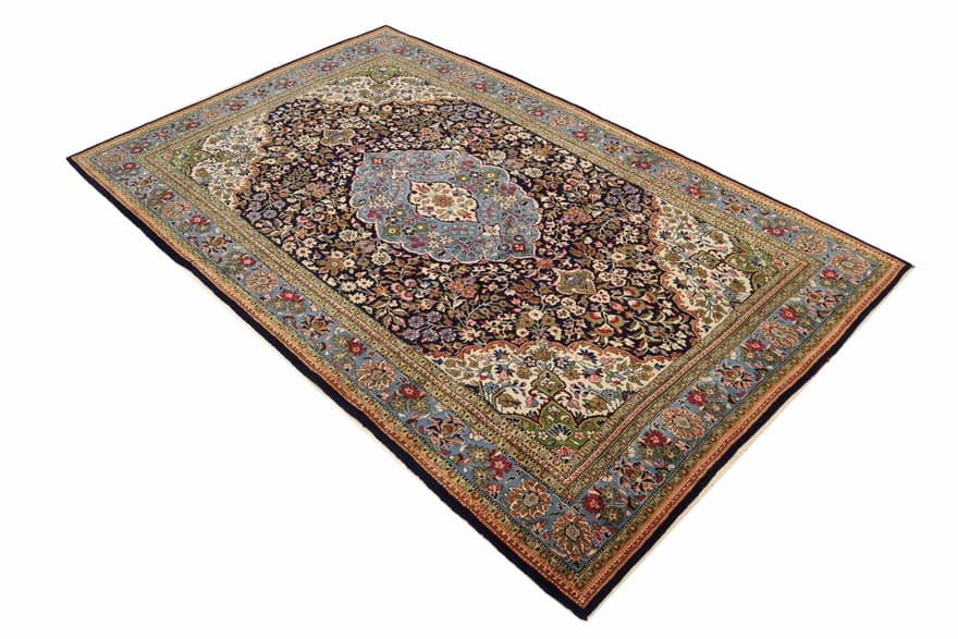 Handgeknüpfter Ghom Perserteppich 354 × 223 cm