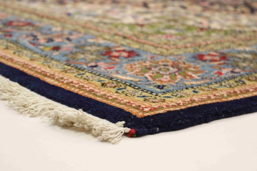 Handgeknüpfter Ghom Perserteppich 354 × 223 cm