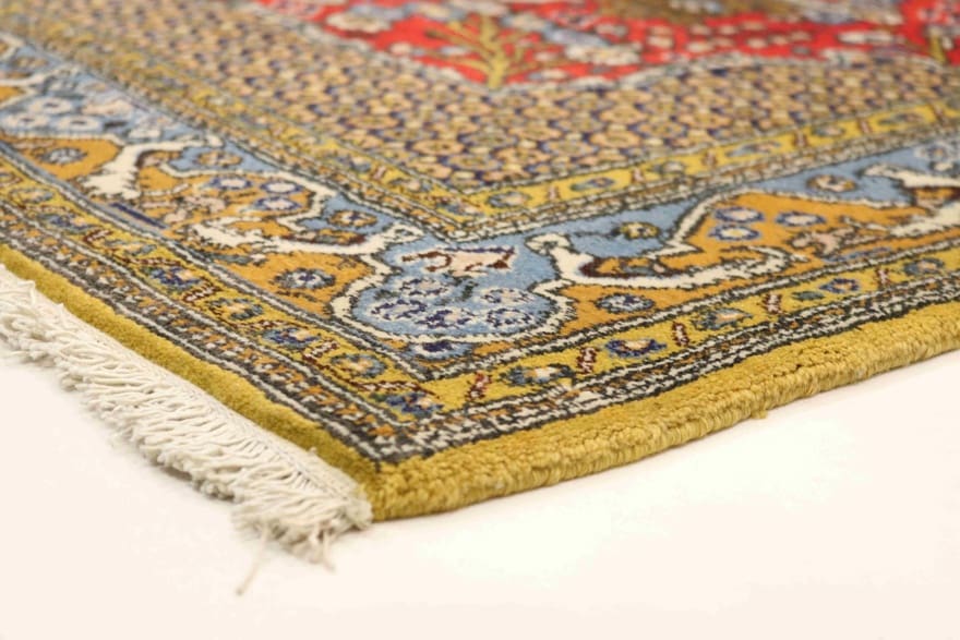 Ghom Perserteppich aus Iran, 202 × 150 cm