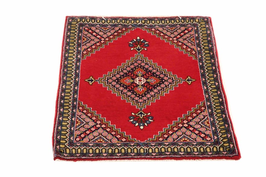 Handgeknüpfter Ghom Perserteppich 83 × 66 cm