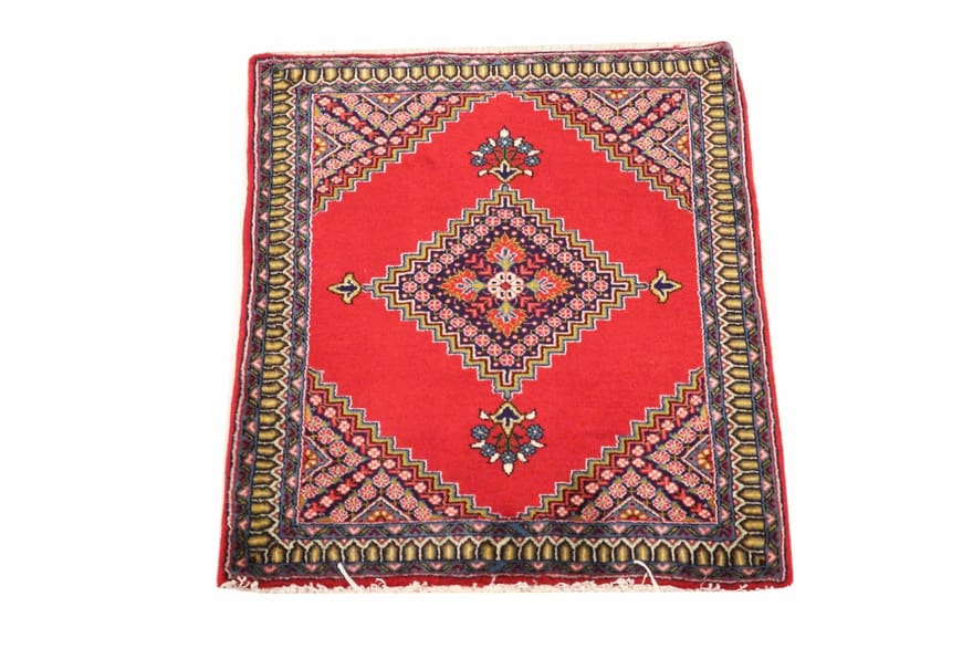 Handgeknüpfter Ghom Perserteppich 83 × 66 cm