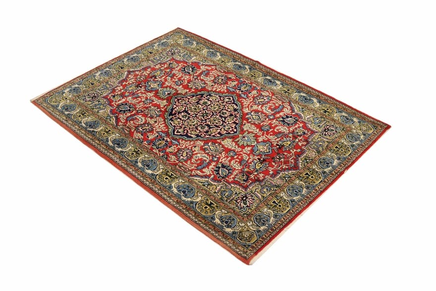 Ghom Perserteppich aus Iran, 207 × 148 cm