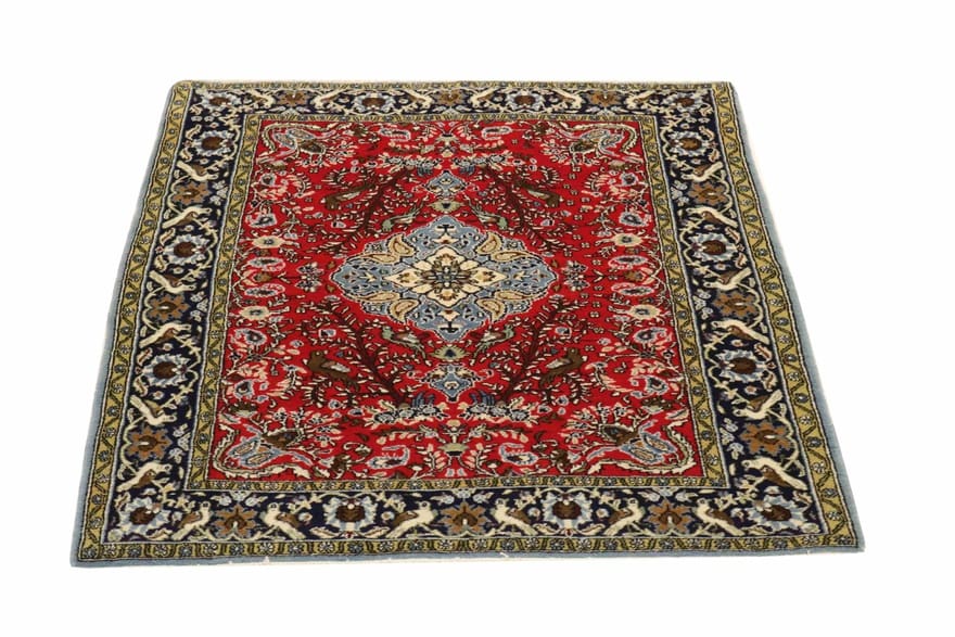 Handgeknüpfter Ghom Perserteppich 155 × 110 cm