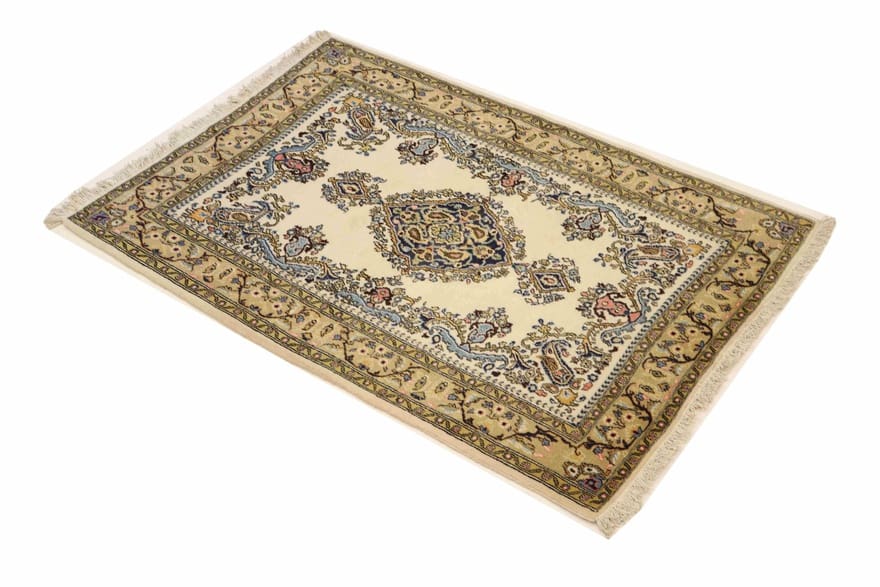 Handgeknüpfter Ghom Perserteppich, 155 × 107 cm, Wolle