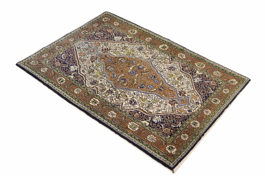 Ghom Perserteppich 158 × 107 cm aus Wolle, handgeknüpft