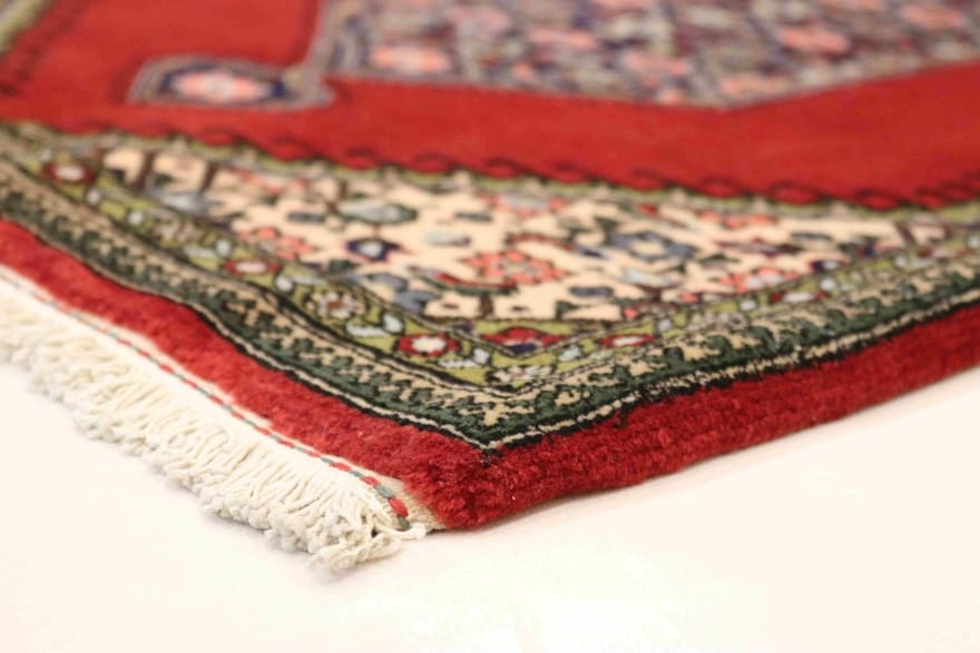 Ghom Perserteppich aus Iran, 98 × 77 cm