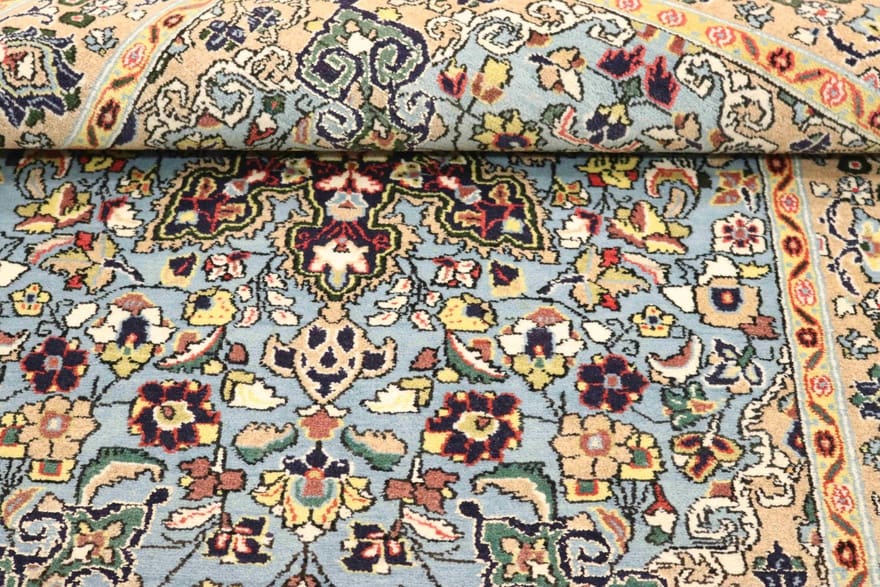 Handgeknüpfter Ghom Perserteppich 162 × 102 cm