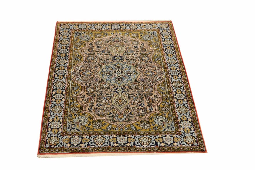 Ghom Perserteppich 161 × 107 cm aus Wolle, handgeknüpft