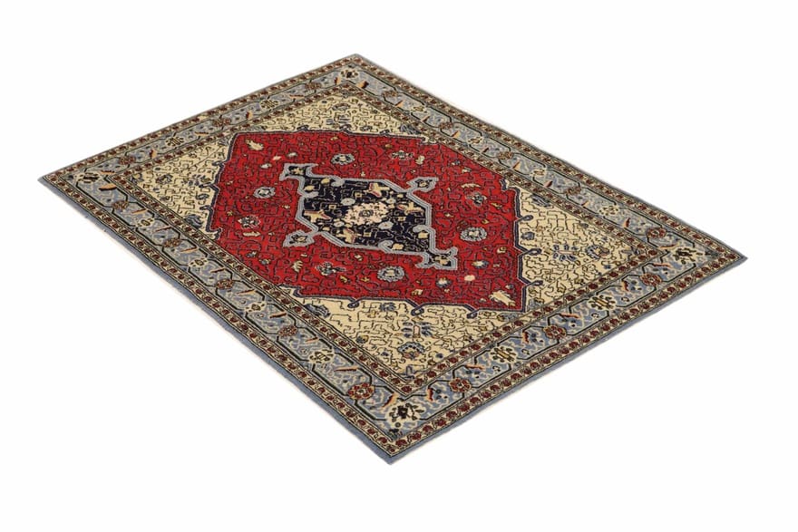 Handgeknüpfter Ghom Perserteppich 151 × 105 cm
