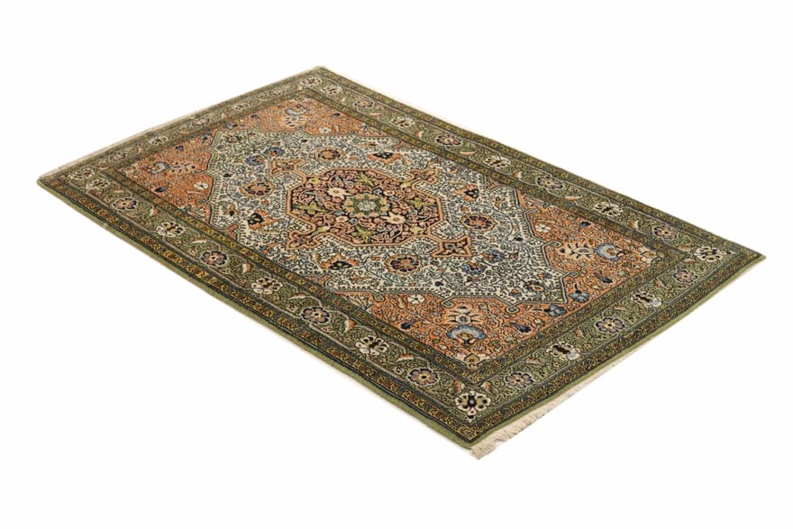 Ghom Perserteppich aus Iran, 180 × 110 cm