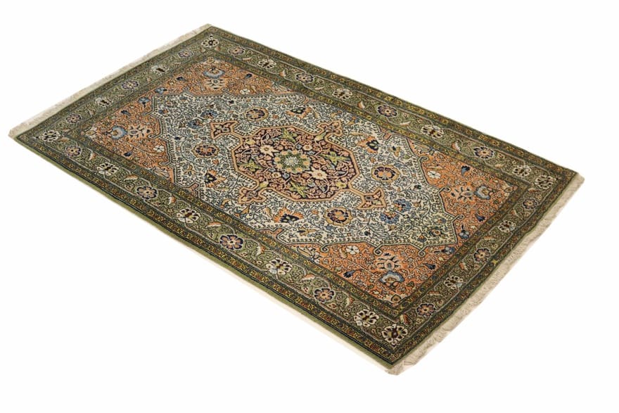 Ghom Perserteppich aus Iran, 180 × 110 cm