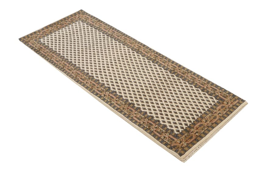 Sarough Farahan Orientteppich aus Indien, 205 × 79 cm
