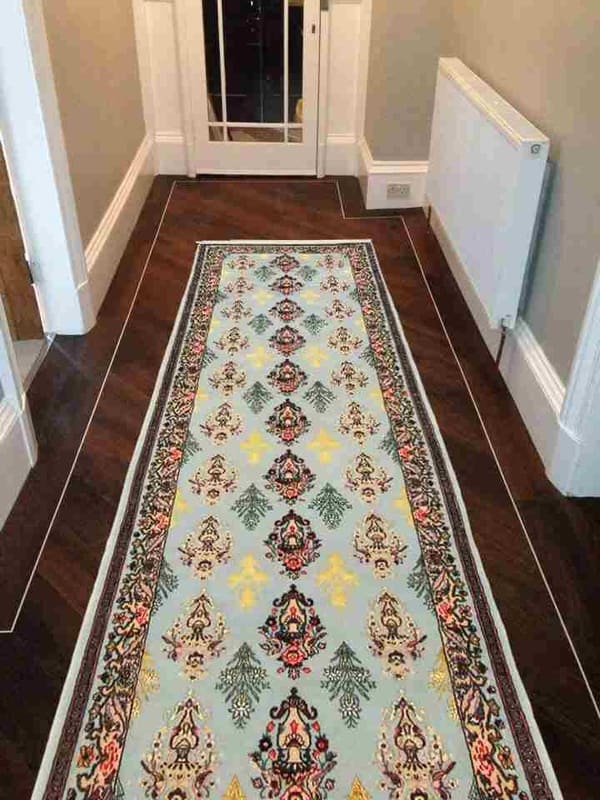 Handgeknüpfter Isfahan Perserteppich 224 × 78 cm