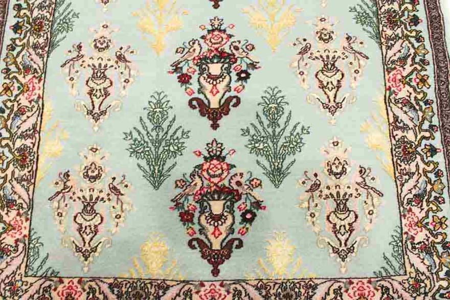 Handgeknüpfter Isfahan Perserteppich 224 × 78 cm