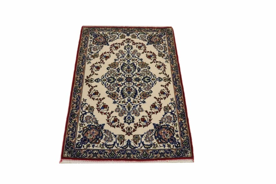 Handgeknüpfter Isfahan Perserteppich 104 × 71 cm