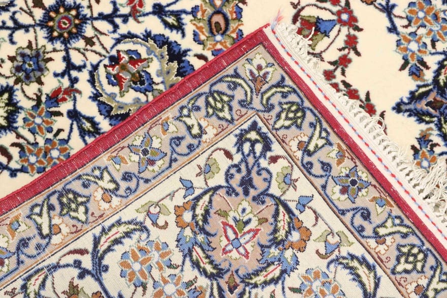 Handgeknüpfter Isfahan Perserteppich 104 × 71 cm