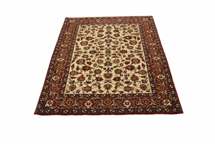 isfahan-teppich-154x108-cm-650000-knoten-perserteppich-handgeknupft-6 Isfahan Perserteppich 152 × 107 cm aus Wolle & Seide, handgeknüpft