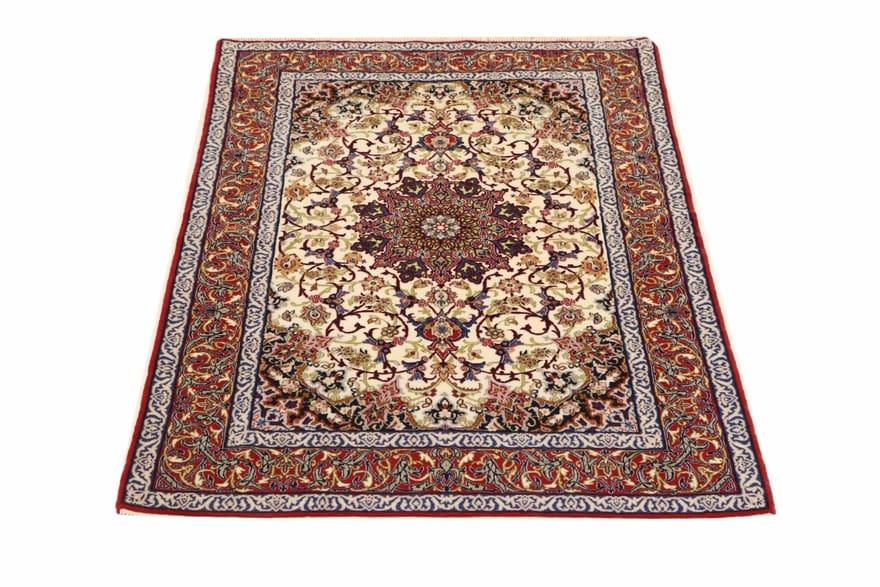 Isfahan Perserteppich aus Iran, 170 × 109 cm