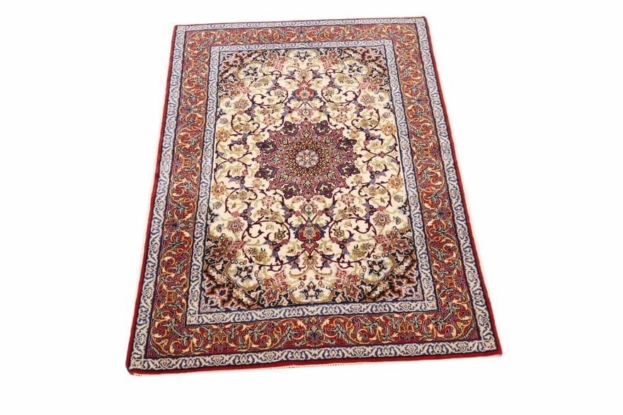 Isfahan Perserteppich aus Iran, 170 × 109 cm