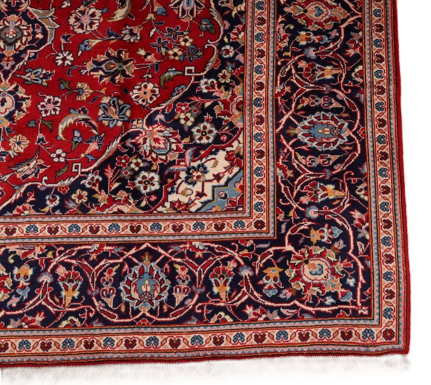 Kashan Perserteppich aus Iran, 285 × 197 cm