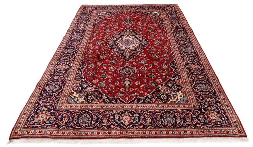 Kashan Perserteppich aus Iran, 285 × 197 cm