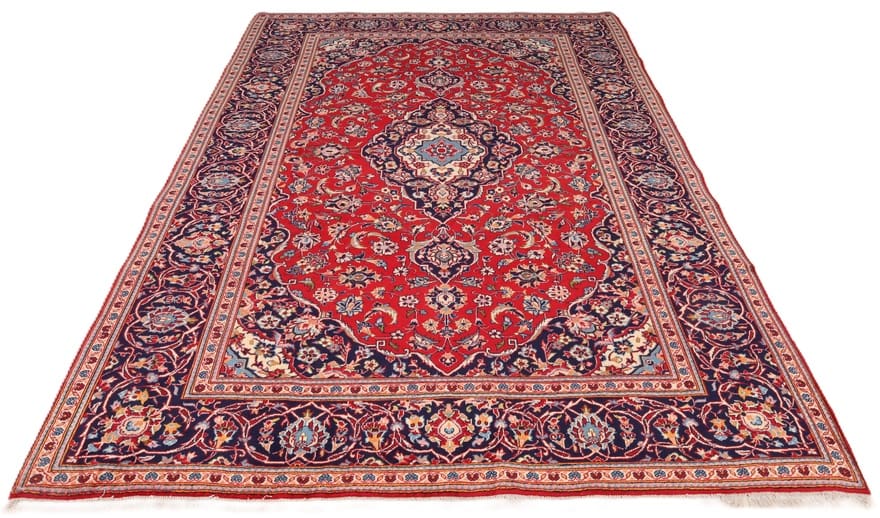 Kashan Perserteppich aus Iran, 285 × 197 cm