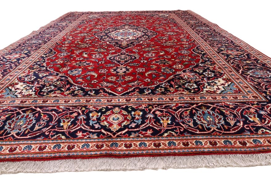 Kashan Perserteppich aus Iran, 285 × 197 cm