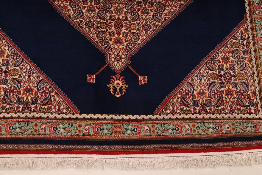 Handgeknüpfter Kashan Perserteppich, 213 × 151 cm, Wolle