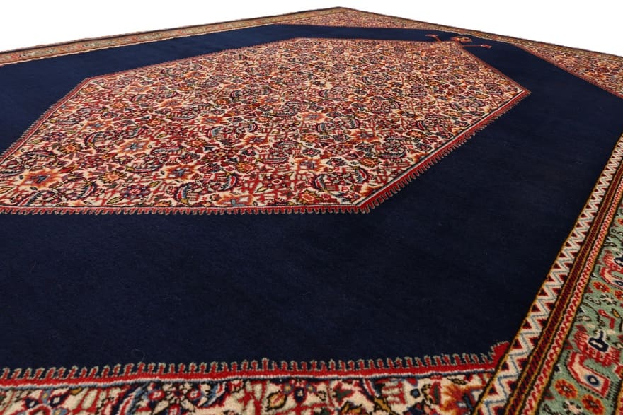 Handgeknüpfter Kashan Perserteppich, 213 × 151 cm, Wolle