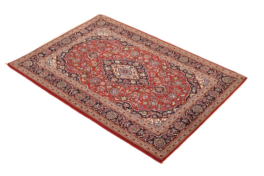 Kashan Perserteppich 168 × 118 cm aus Wolle, handgeknüpft
