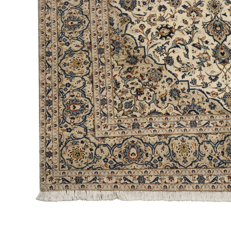 Handgeknüpfter Kashan Perserteppich, 356 × 247 cm, Wolle