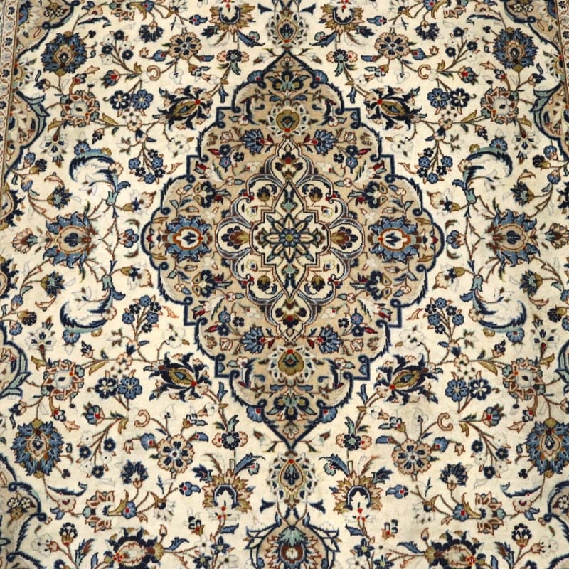 Handgeknüpfter Kashan Perserteppich, 356 × 247 cm, Wolle