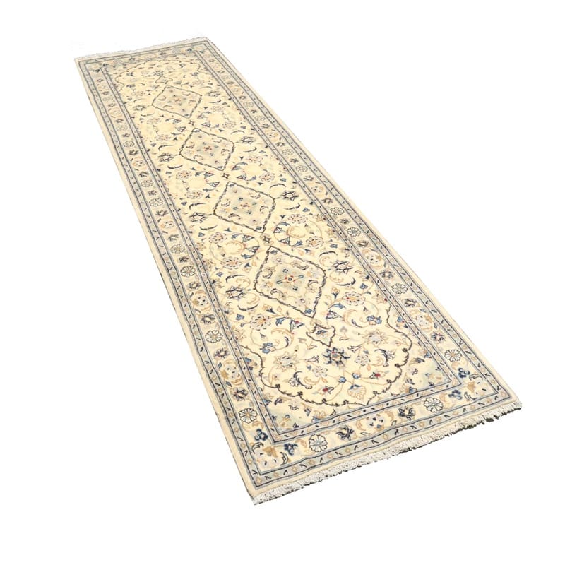 kashan-teppich-300x82-cm-traditionell-handgeknupft-perserteppich-2 Handgeknüpfter Kashan Perserteppich, 298 × 81 cm, Wolle