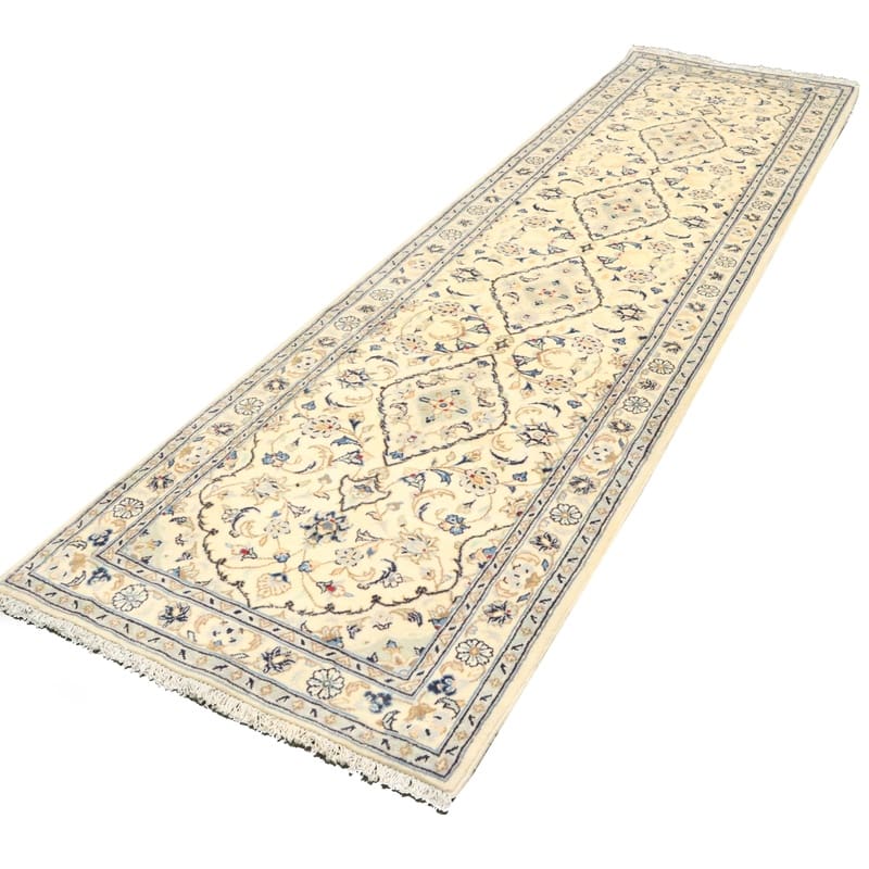 kashan-teppich-300x82-cm-traditionell-handgeknupft-perserteppich-3 Handgeknüpfter Kashan Perserteppich, 298 × 81 cm, Wolle